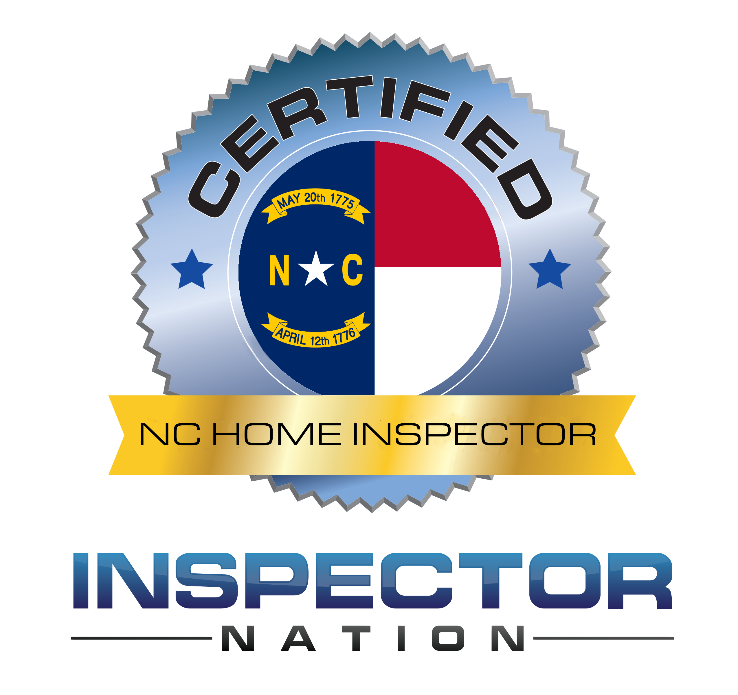 Inspector Nation NC Home Inspector badge