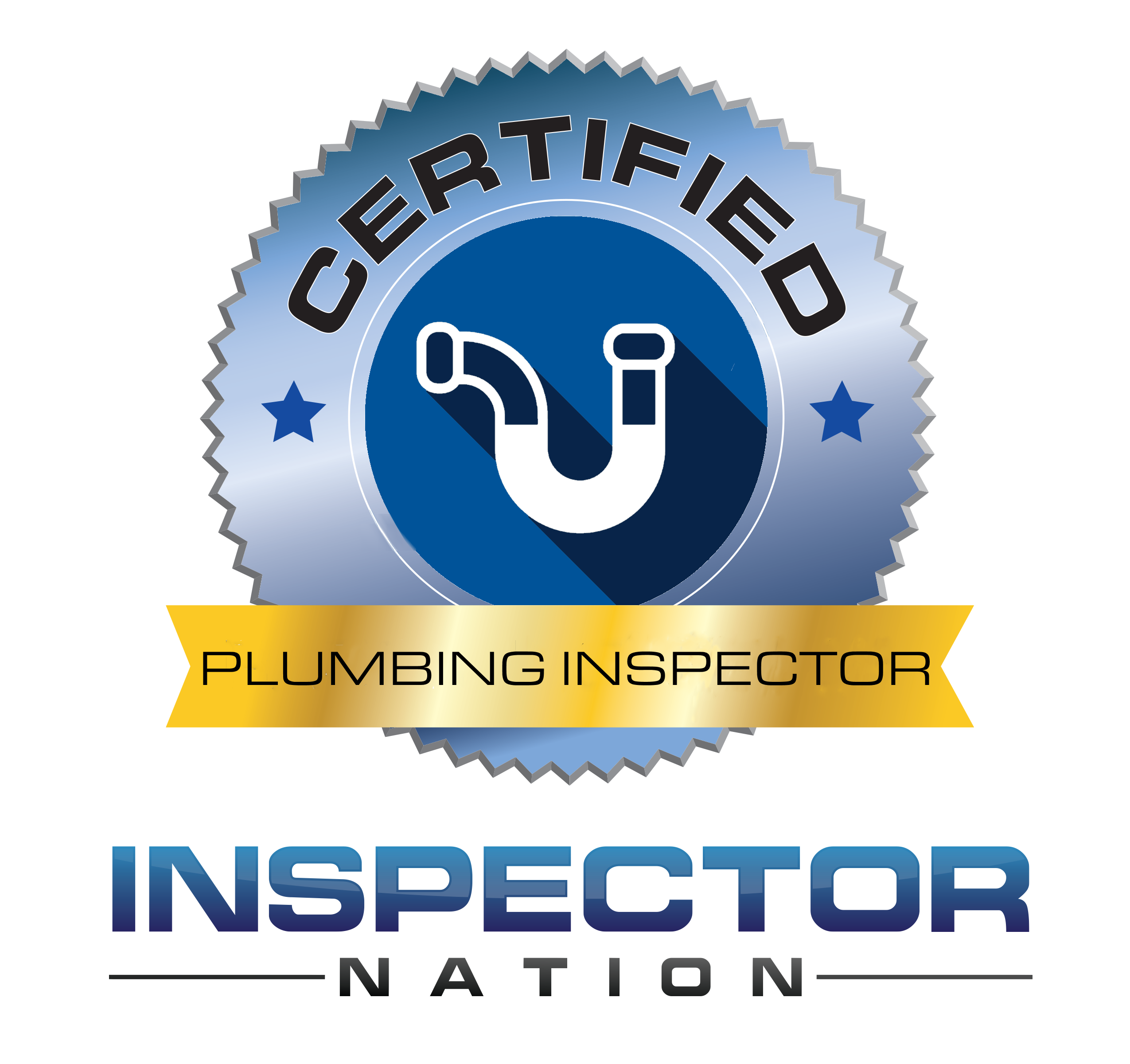 Inspector Nation Plumbing Inspector badge