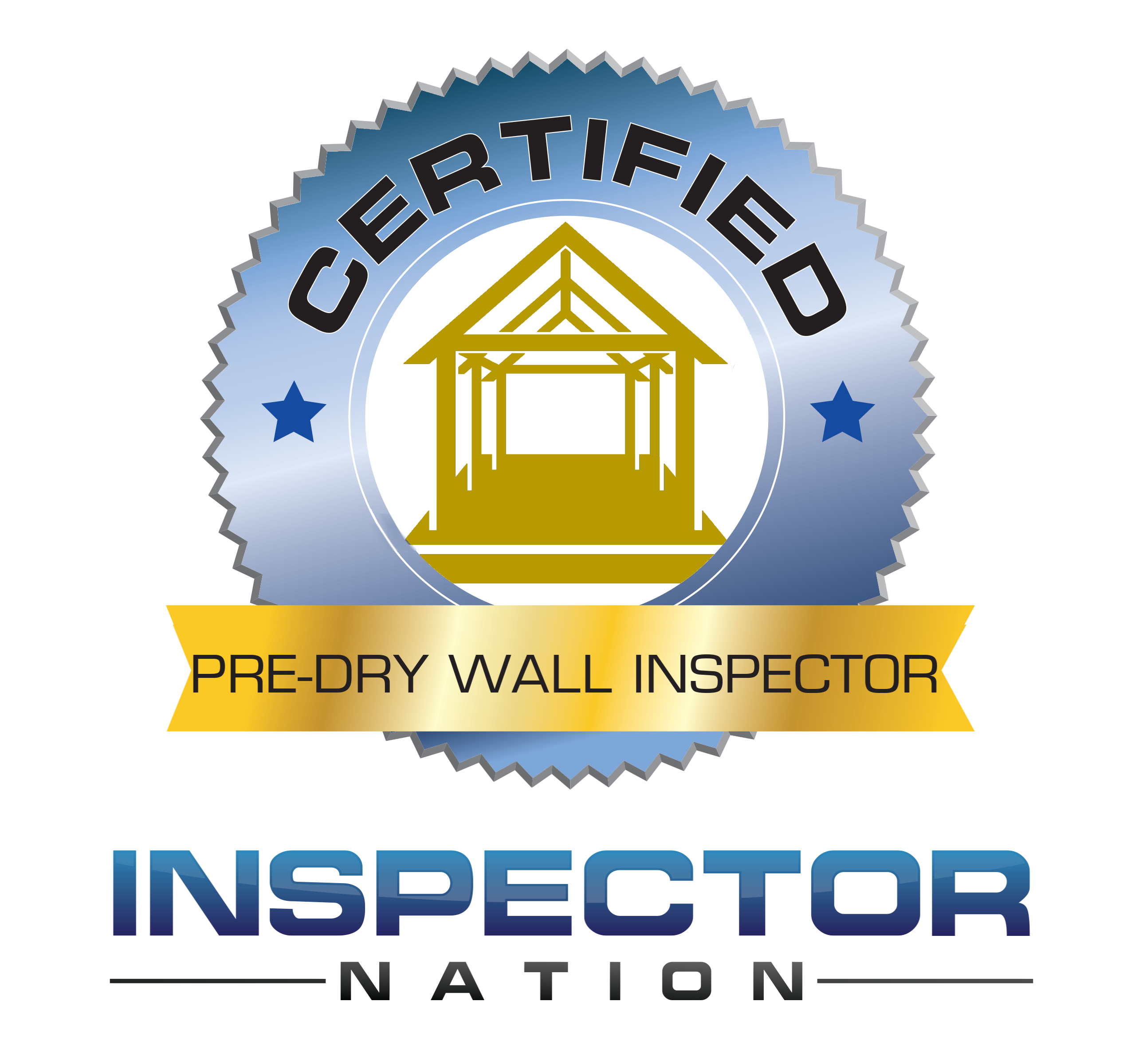 Inspector Nation Pre-Dry Wall Inspector badge